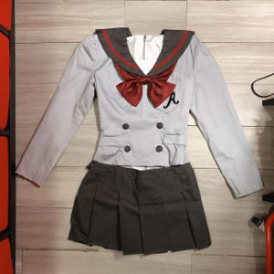Sailor Fuku 2 in 1 School Uniform Rei Hino Mars Cosplay Costume Handmade READY TO SHIP