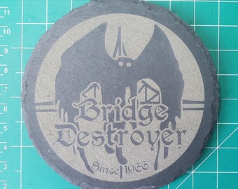 Op maat gemaakte Cryptid-onderzetters, Halloween, Onderzetter voor drinken, Decoratie, Plezier, Lasergegraveerd