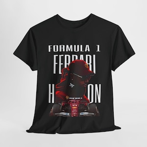 Lewis Hamilton Ferrari F1 T-Shirt: Formula 1 Racing Jersey