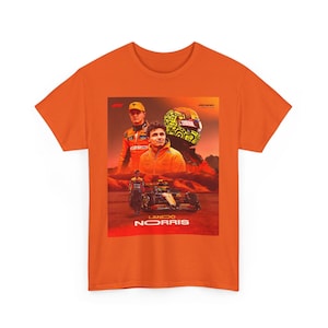 T-shirt McLaren F1 Lando Norris 4, T-shirt graphique LN4, T-shirt McLaren F1 Lando Norris 4