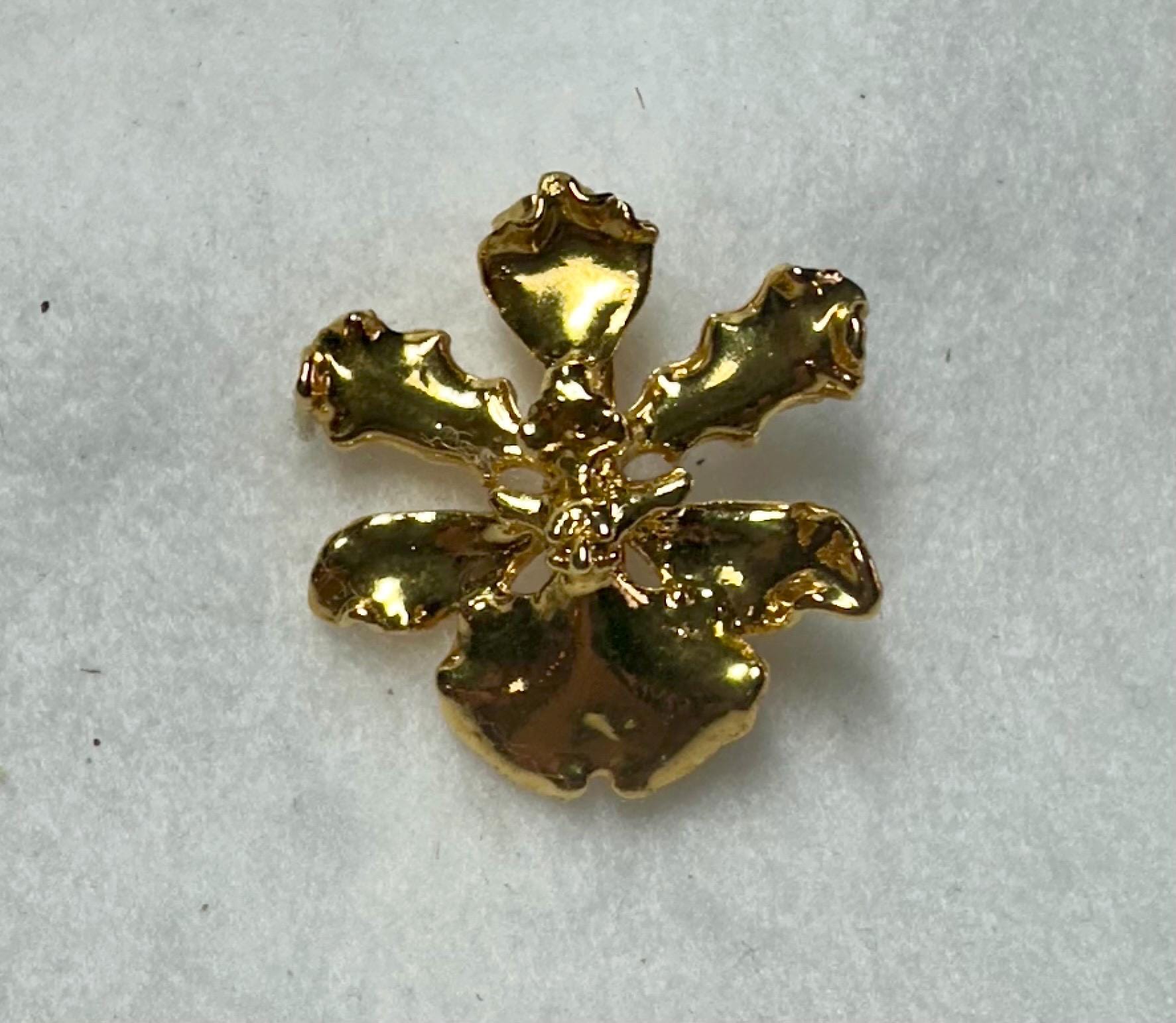 Singapore orchid brooch - Etsy 日本