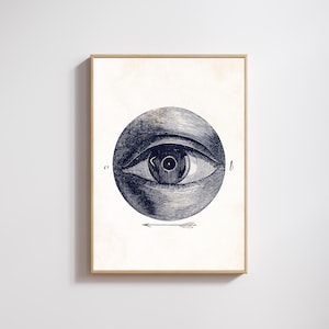 Vintage Eye Anatomy Print: Isaac Weissenbruch Artwork