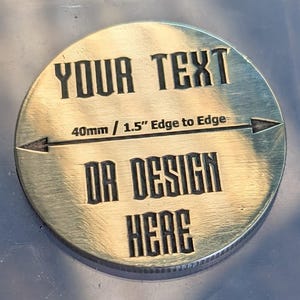 Custom Engraved Brass Challenge Co