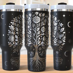 Tree Of Life 40oz Tumbler Laser Engraving Wrap, Tree Of Life Tumbler Laser svg, 40oz Laser Engraved Svg, Laser Engraving Svg, Laser Rotary