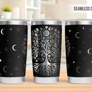 Tree Of Life 20oz Tumbler Laser Engraving Wrap, Tree Of Life Tumbler Laser svg, 20oz Laser Engraved Svg, Laser Engraving Svg, Laser Rotary