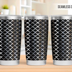 Mermaid Pattern 20oz Tumbler Laser Engraving Wrap, Mermaid Tail Tumbler Laser svg, 20oz Laser Engraved Svg, Laser Engraving Svg,Laser Rotary