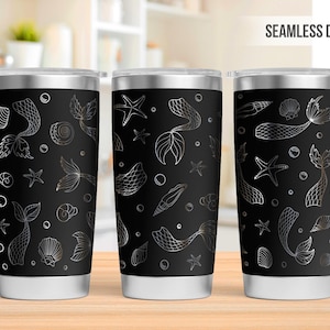 Mermaid Tail 20oz Tumbler Laser Engraving Wrap, Mermaid Tumbler Laser svg, 20oz Laser Engraved Svg, Laser Engraving Svg,SVG For Laser Rotary