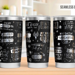 Sarcastic 20oz Tumbler Laser Engraving Wrap, Sarcastism Tumbler Laser svg, 20oz Laser Engraved Svg, Laser Engraving Svg,SVG For Laser Rotary