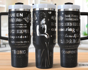 Vrouwen inspiratie 40oz Tumbler lasergravure wrap, affirmaties Tumbler Laser svg, 40oz laser gegraveerde Svg, lasergravure Svg