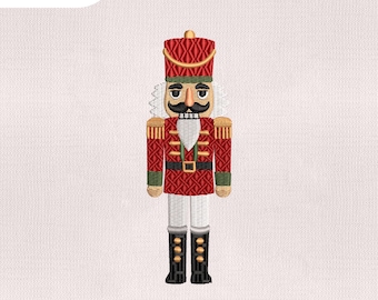 4 Size Nutcracker Embroidery Design, Christmas Embroidery Design, Festival Embroidery Design, Embroidery Machines File
