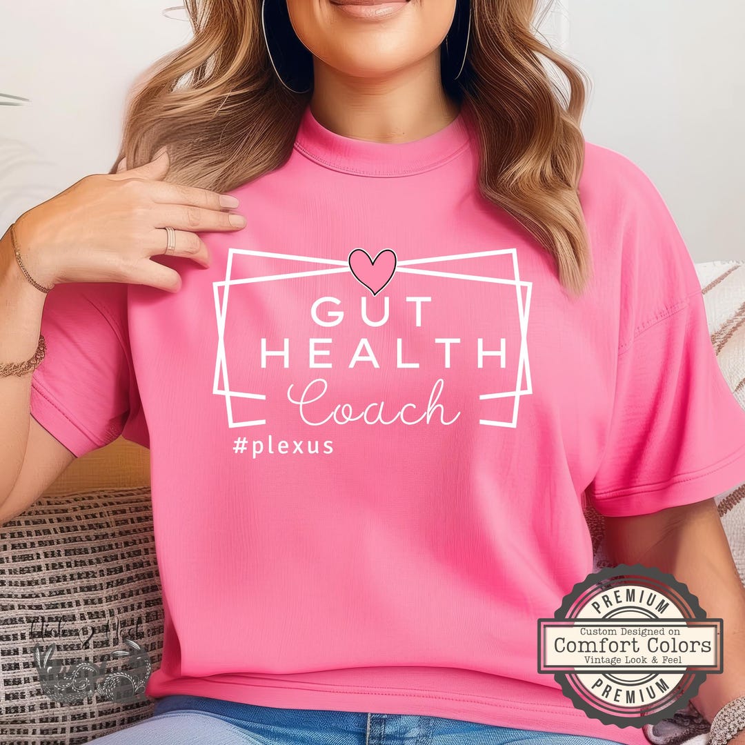 Recruiting Merch Gut Health Coach #plexus, Plexuss Graphic on Comfort Colors Vintage ...