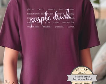 Purple Drink Wellness Tee | Plexus Ambassador Shirt | Natural GLP-1 Comfort Colors Vintage Wash Cotton | Microbiome Health Gift for Her - Etsy Purple Drink Wellness Tee | Plexus Ambassador Shirt | Natural GLP-1 Comfort Colors Vintage Wash Cotton | Microbiome Health Gift for Her - Etsy