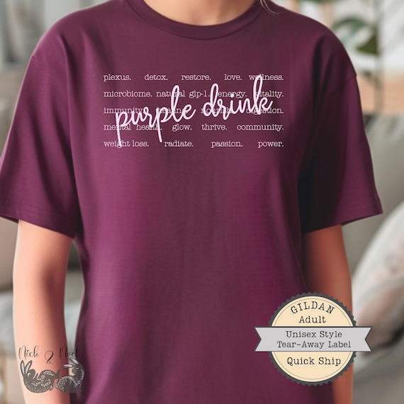 glp 1 plexus GLP-1 is secreted from enteroendocrine cells where it activates Purple Drink Wellness Tee |