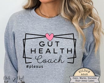 Plexus Gut Health Coach Sweatshirt, Plexus Swag,  Plexus Gift Idea, Pink Drink, Plexus Diamond Christmas Gift, Team Incentive, Gut Guru Wear