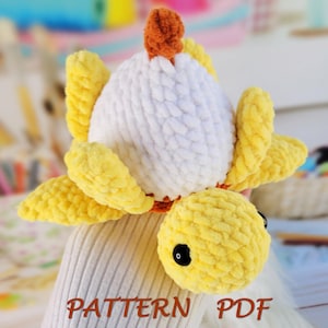 Banana Sea Turtle Crochet Pattern: Amigurumi Toy PDF Pattern