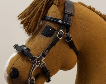 Hackamore Bridle for hobby horse (horse not included)