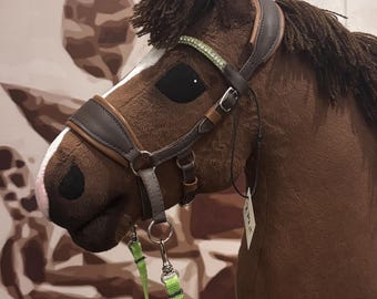 Bitless Bridle for hobby horse  (horse not included)