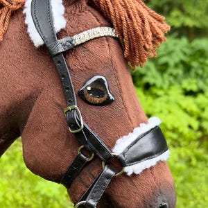 Bitless Bridle for hobby horse  (horse not included)