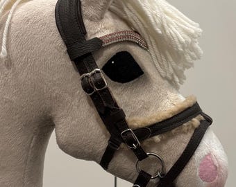 Anatomical Bridle for hobby horse  (horse not included)