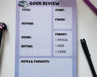 Book Review Notepad