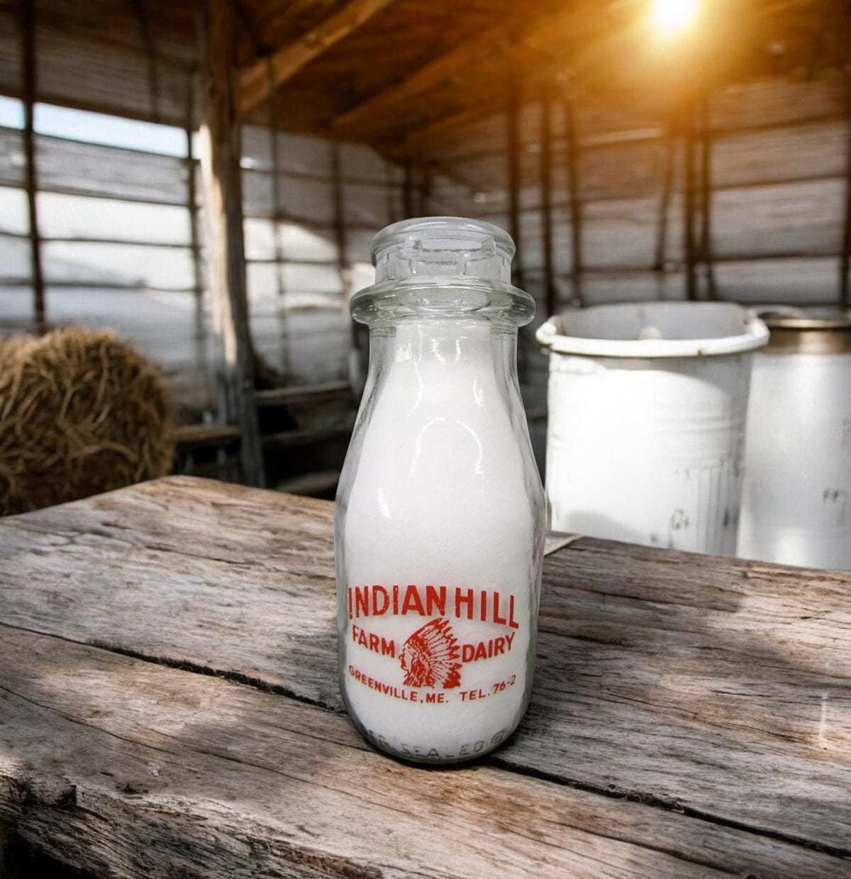 Dairy Farm Milk Glass Bottle - Etsy