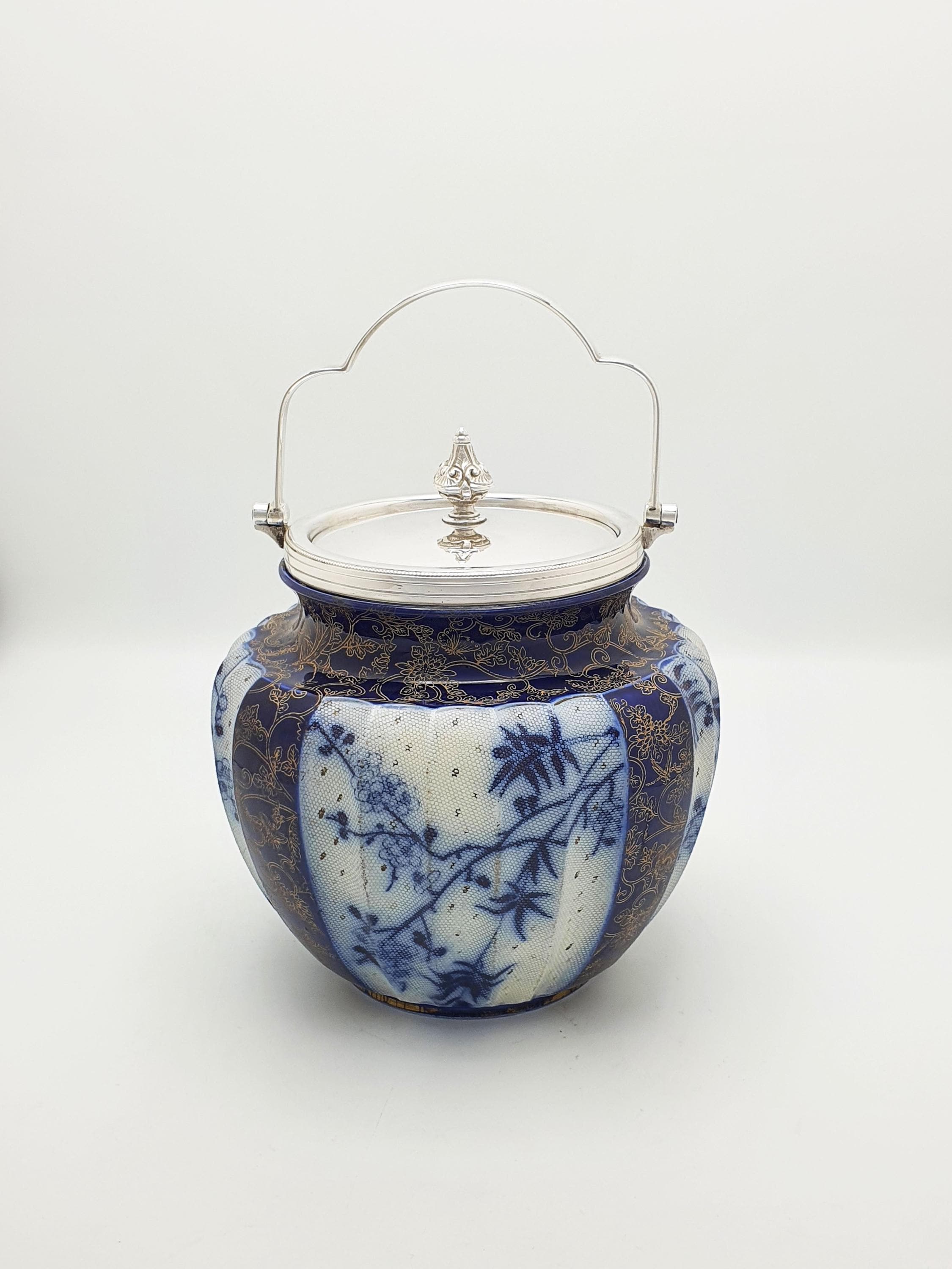 Royal Doulton Biscuit Jar - Etsy