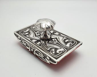 アンティーク シルバーのブロッター アンティークインクブロッター