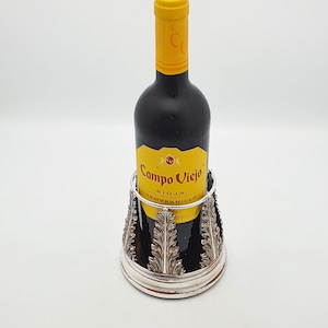 Antique Sheffield Plated Wine Coaster: Georgian Acanthus Leaf, Circa 1820