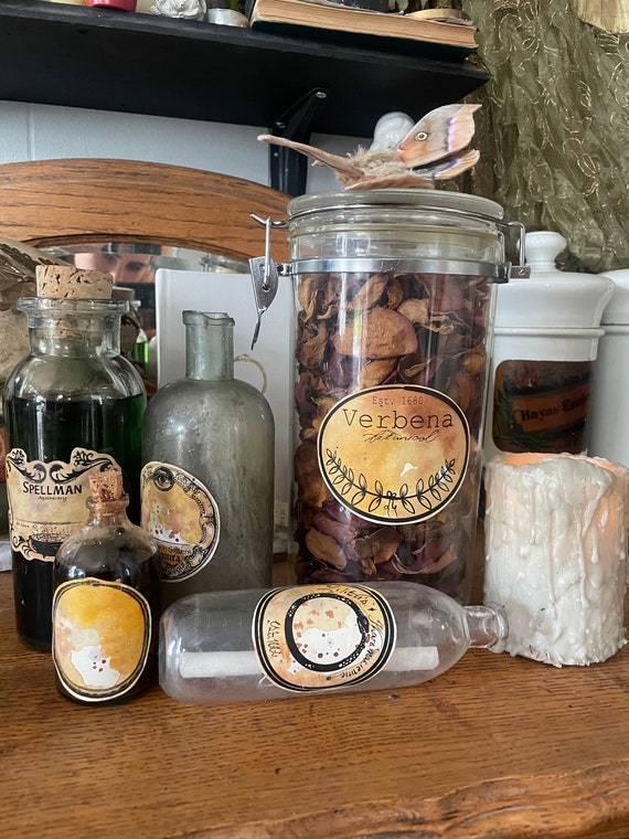 Eerie Apothecary Labels