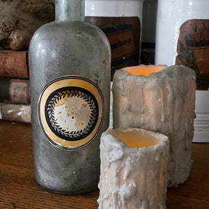 Wreath greenery Apothecary mason jar label witch herbal spice herb halloween witch