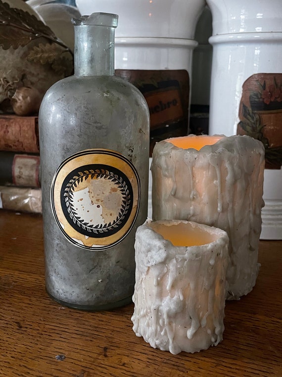 Wreath greenery Apothecary mason jar label witch herbal spice Etsy