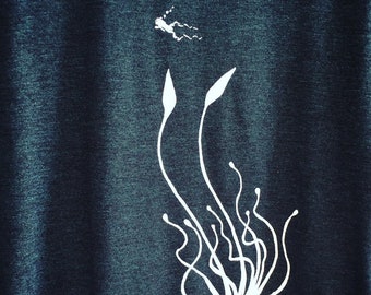 Release the Kraken Interactive Tee on an American Apparel Tee - original, hand printed and interactive