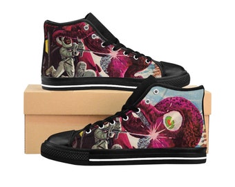 Earth to Star Lab - Why don't you answer? Men's High-top Sneakers