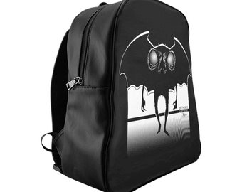 The Mothman of Point Pleasant decends on a School Backpack