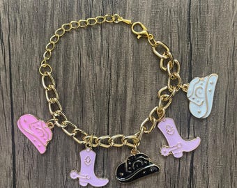 Multi-Color Western Charm Bracelet