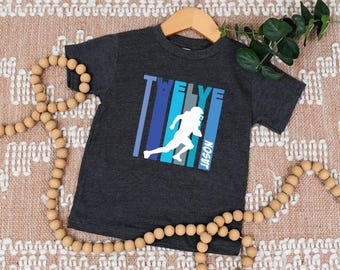 Kids Personalized 12th Birthday Sports Shirt, Boys 12 Birthday Shirt, Custom Name Birthday Shirt, Sports Birthday Shirt, Birthday Shirt