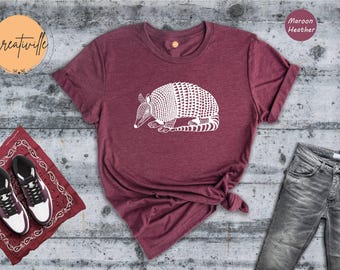 Armadillo Shirt Funny Animal Shirt Animal Critter Shirt Texas Shirt Pangolin T-shirt Armadillo Lover Gift Cute Armadillo Gift Shirt