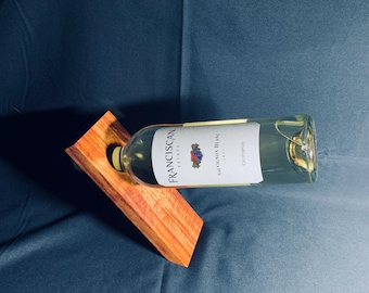 Hand Made Anti Gravity Wine Holder | Anniversary Birthday Present Wine Lover Gift
