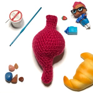 Crochet Pattern, Stomach Plush, Anatomical Amigurumi image 3