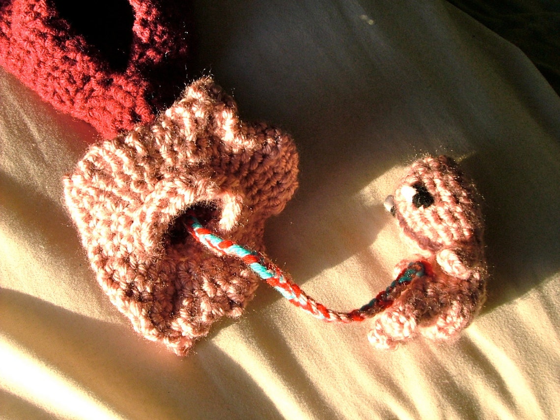 Fetus Uterus and Vagina Crochet Plush with Fallopian Tubes | Etsy