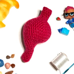 Crochet Pattern, Stomach Plush, Anatomical Amigurumi image 5