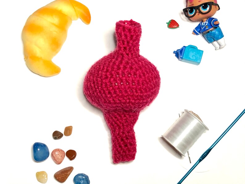 Crochet Pattern, Stomach Plush, Anatomical Amigurumi image 8