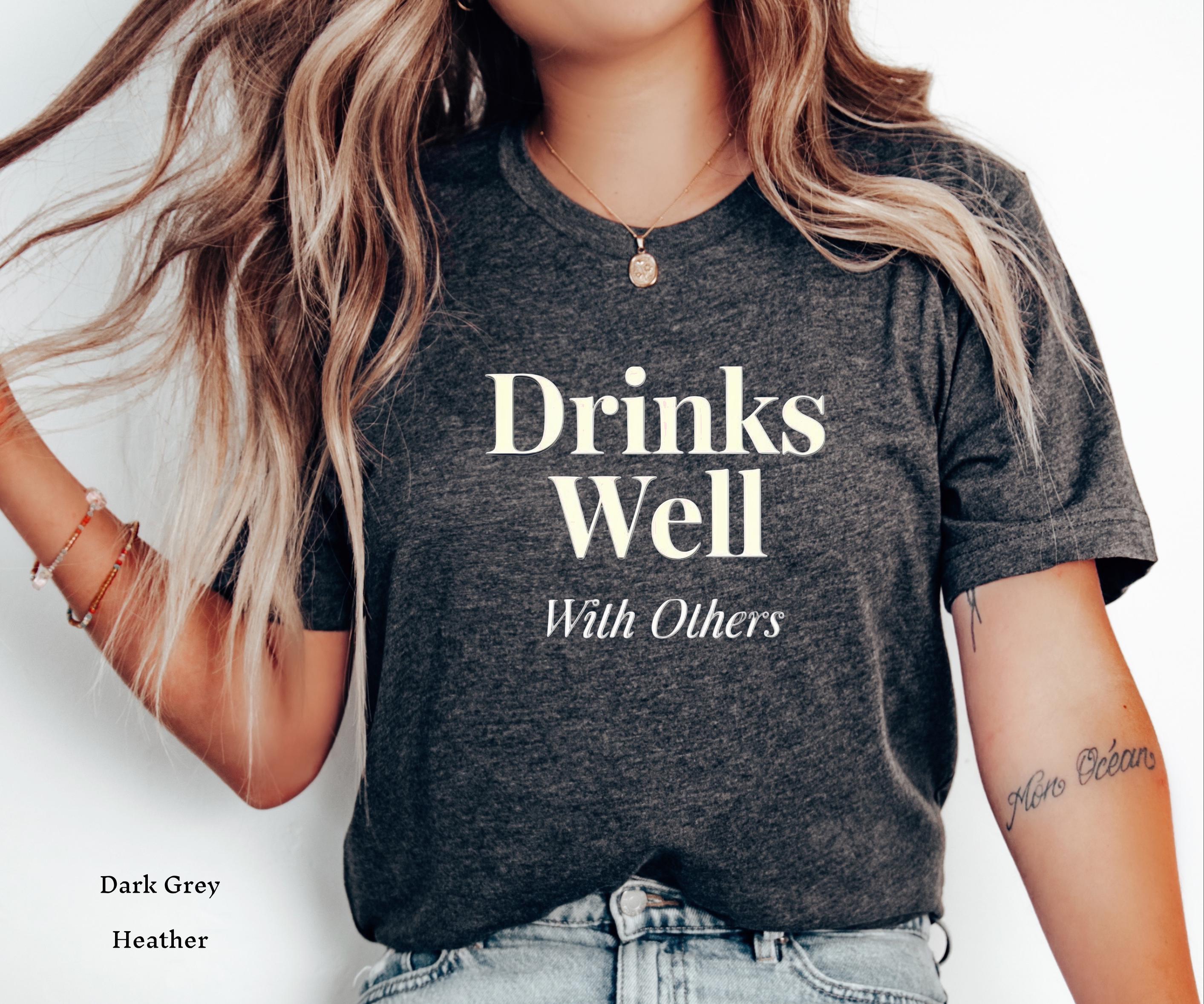 Island Trends Drink Well With Others Long Sleeve Performance T-Shirt - Green