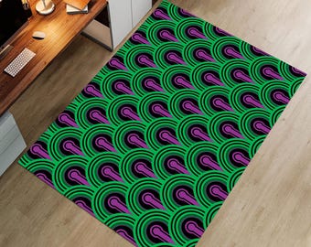 The Shining Overlook Hotel Rug, Geometric Pattern Area Rug