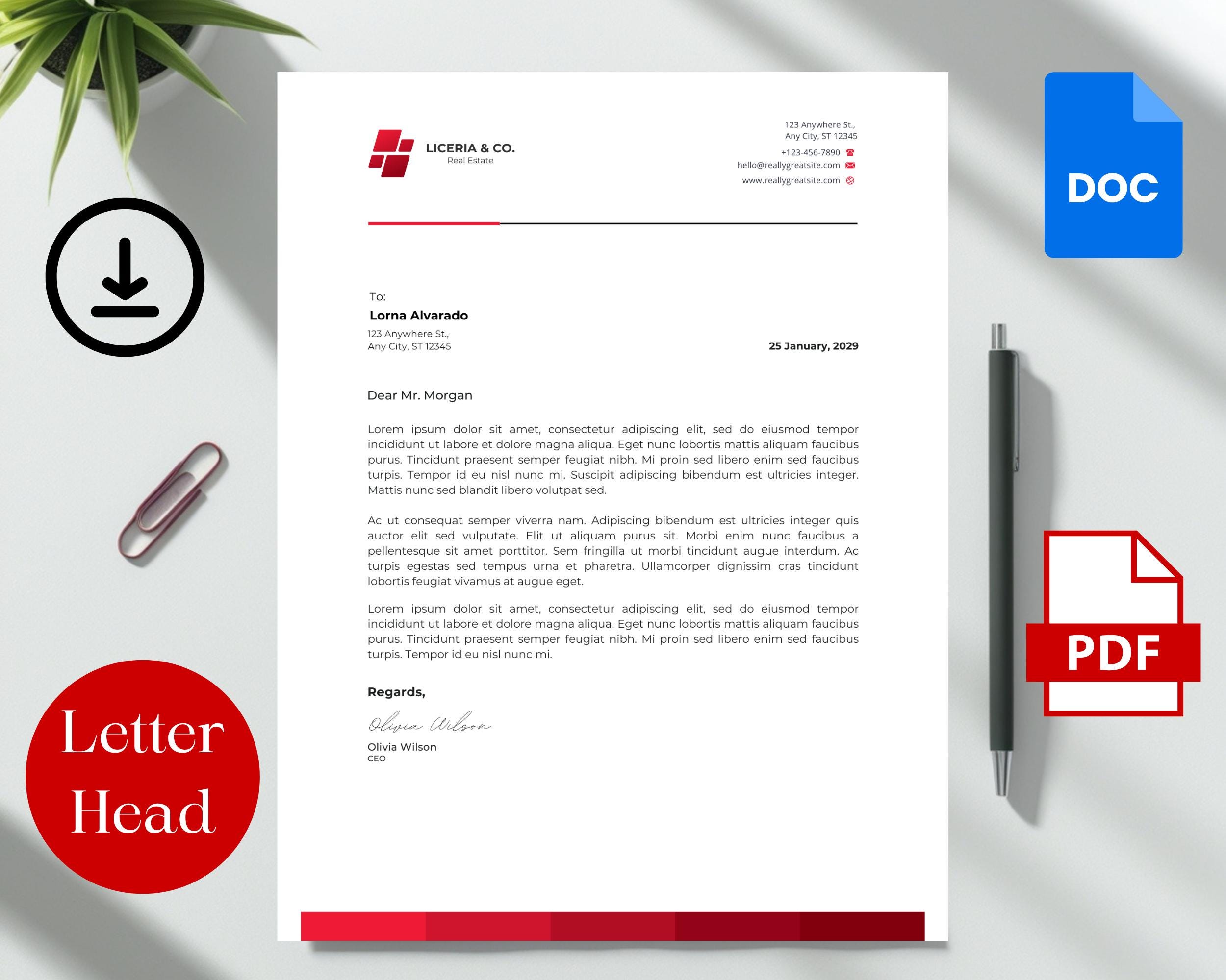 Editable Office Printable Bundle: Business Templates (canva) - Etsy