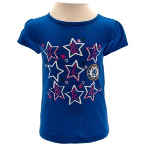Chelsea FC Baby/ Toddler Girl Tee - Football Baby Clothing - Official Merchandise