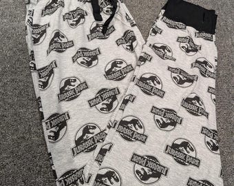 Adult's Jurassic Park Lounge Bottoms - Adults Loungewear - Loungewear Pants Gifts For Adult's