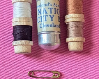 Vintage Bank Advertising Travel Sewing Kit - National City Bank