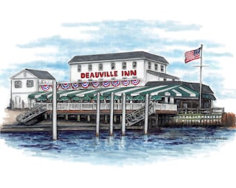 Art print of Deauville Inn