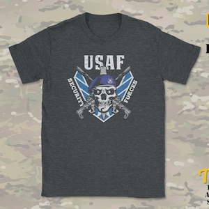 Air Force Security Forces Shirt, Air Force Hoodie, Dad T-Shirt, Military Gifts, Retirement Gift, Military Police Emblem, Law Enforcement